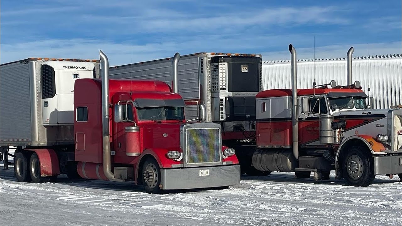 Being a truck driver is fun! Gelling up in Wyoming-Loading bulk potatoes in Colorado