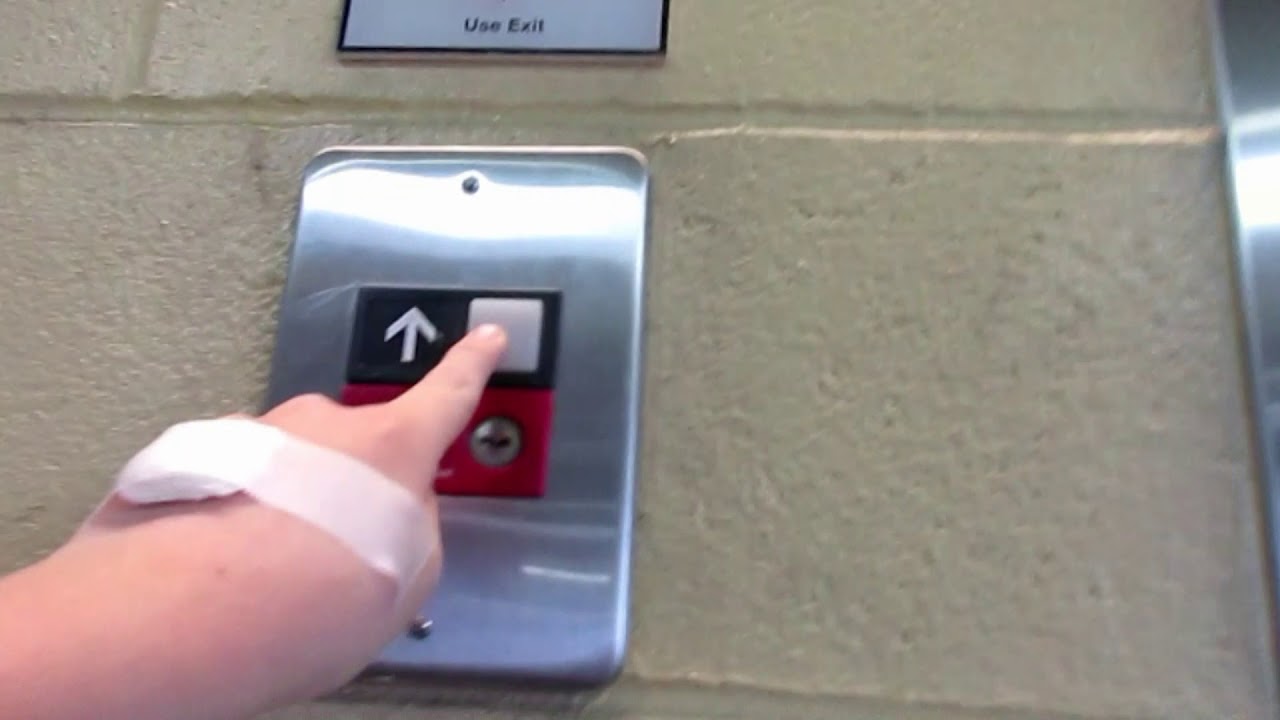 Otis elevators at Kennedy Krieger parking garage (June 2016)