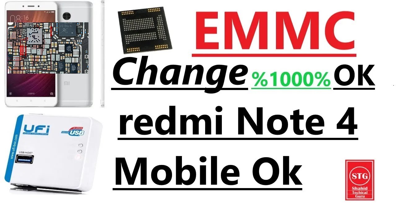 Mi Note 4 Change EMMC Without Change CPU  %100% OK