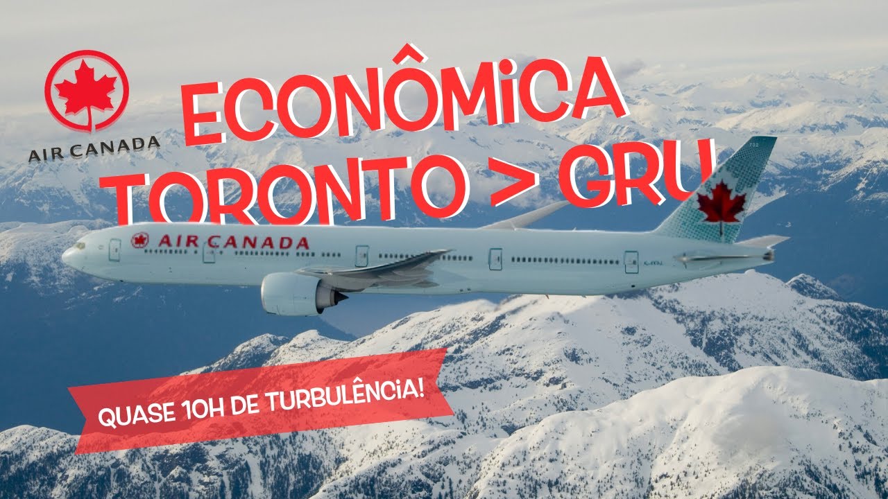 Voando Air Canada | De Toronto a São Paulo | Classe Econômica
