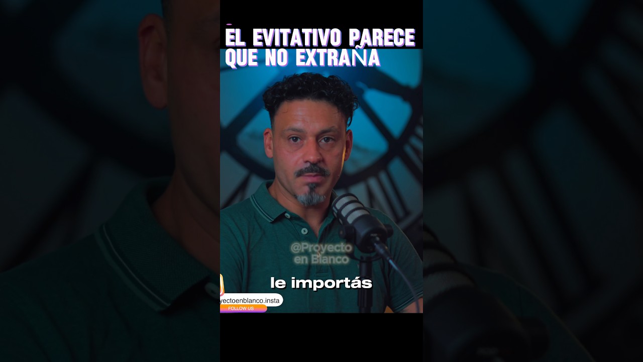 El evitativo no te echa de menos #apegoevitativo #relaciones #apegoansioso #pareja #divorcio