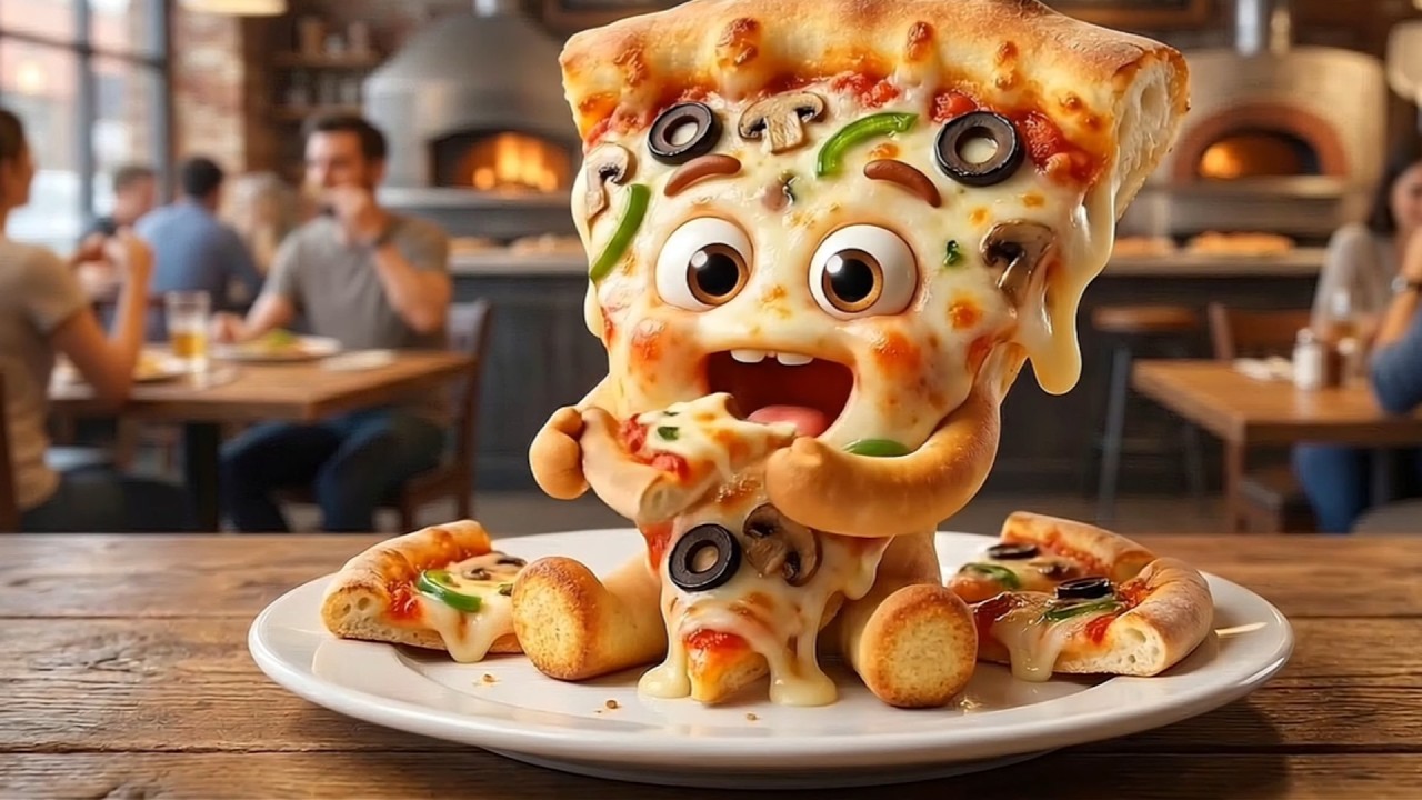 Real or magic? AI food babies eating food 🍕🧆 | The Most Oddly Satisfying AI ASMR