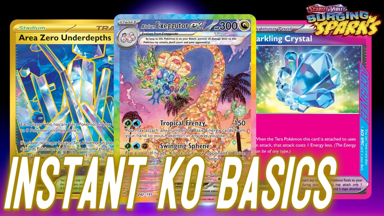 💎Stellar Terastal Alolan Exeggutor ex Deck Takes Guaranteed Instant KOs
