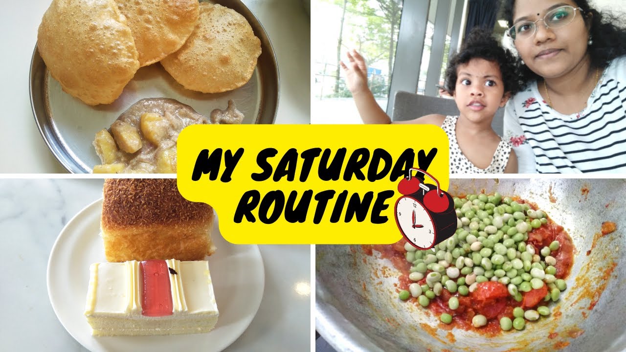 Saturday Routine Vlog in Tamil/Breakfast Combo Poori &White Potato Gravy/Singapore tamil vlog