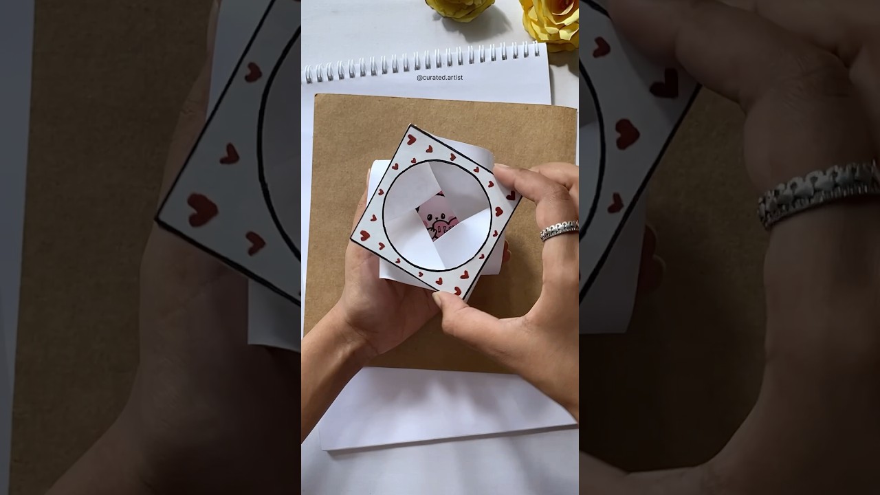 Cute surprise box diy gift idea #shorts #youtubeshorts #craft #handmade #birthday #viral #best #easy