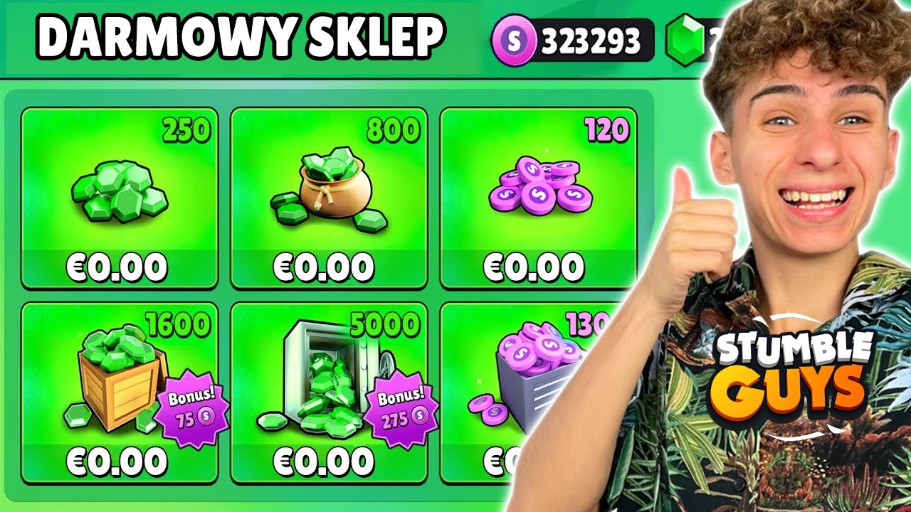 TEN SPOSÓB POZWALA MIEĆ CAŁ DARMOWY SKLEP w STUMBLE GUYS na 5 MINUT🤑