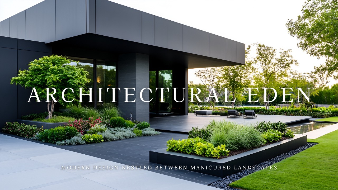 Architectural Eden: Stunning Modern Homes Harmonizing with Luxurious Landscapes