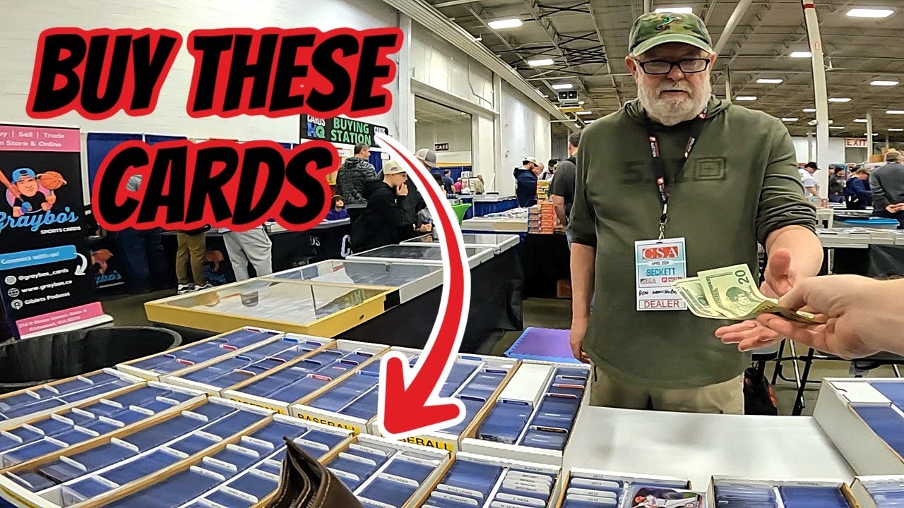 Buying Over 250 Sports Cards At The Chantilly Card Show To Sell Later
