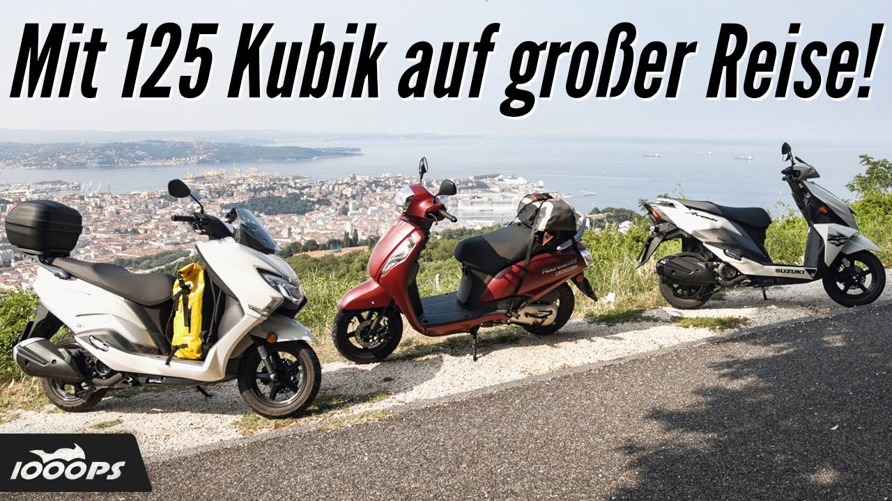 Ab wann tut's weh? Suzuki Address & Suzuki Avenis & Suzuki Burgman 125 im Reisetest!
