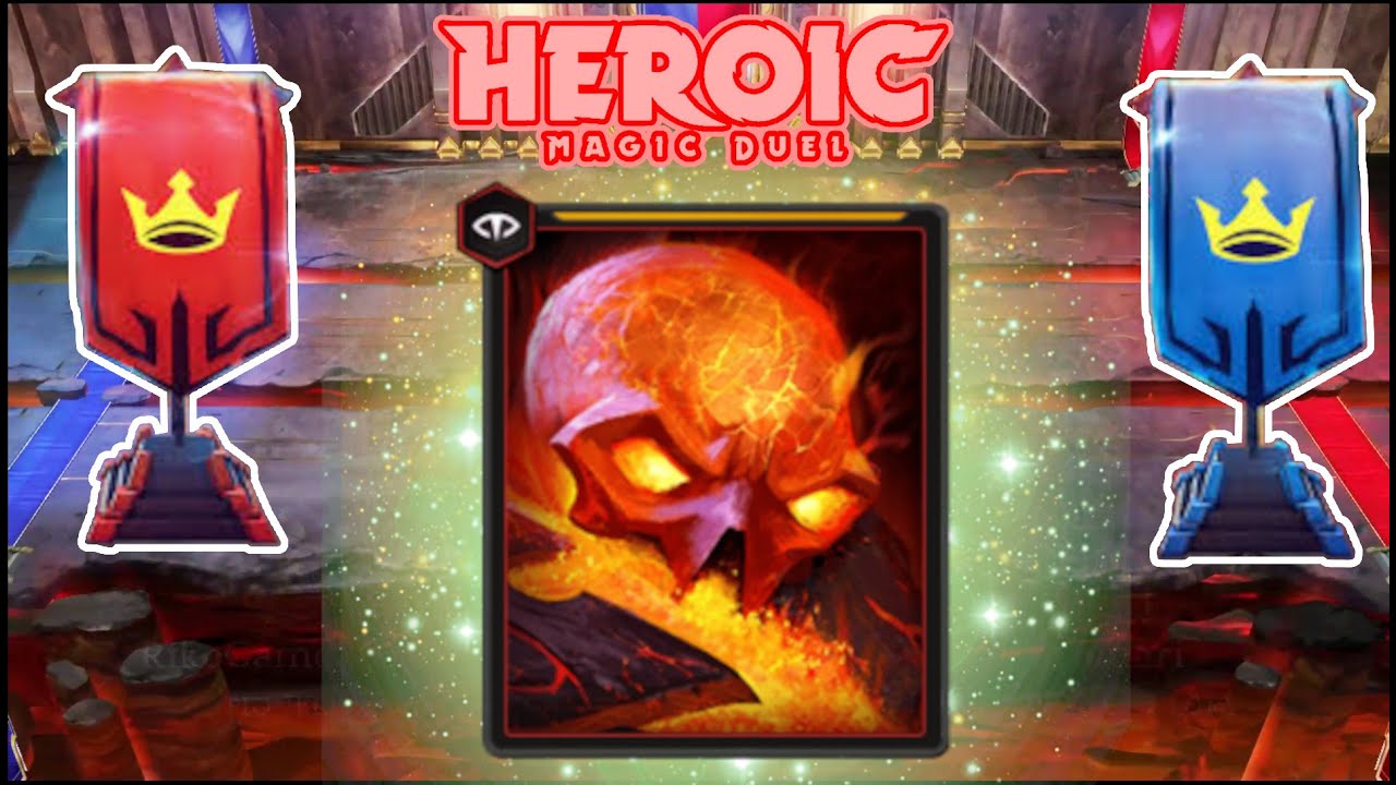 Heroic Magic Duel (Mobile Strategy Game) 🔥  Hellfiend Card - Capture The Flage 🔥 GamePlay LvL 5🔥