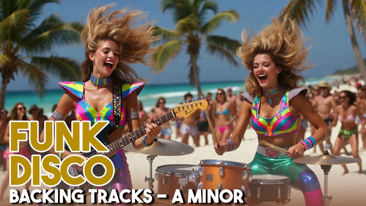 Retro Disco 80s Instrumental PARTY MIX | Backing Track | Funky Groove