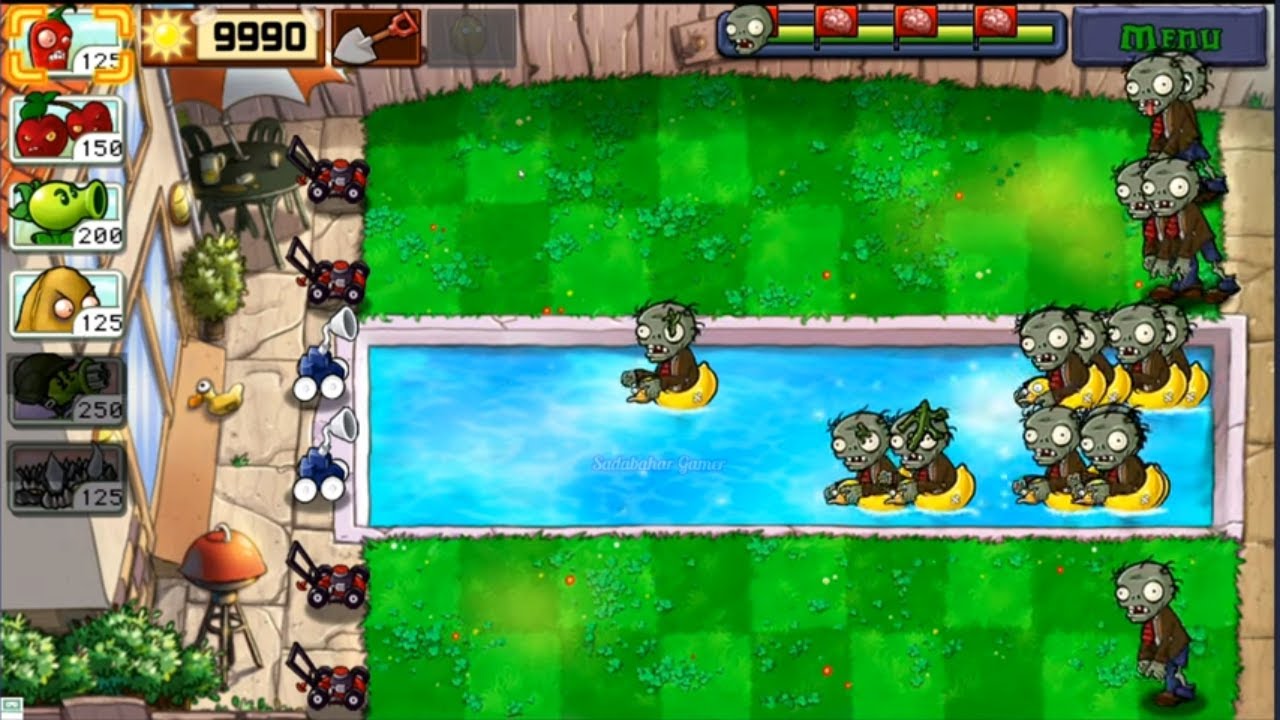 Plants vs Zombies Bobsled Bonanza | Mini Games | Sadabahar Gamer
