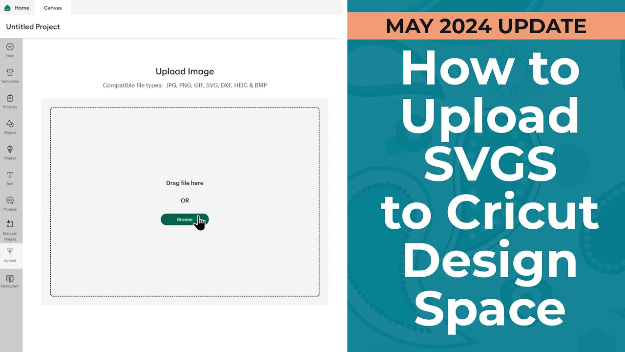 How to Upload SVGs to Cricut Design Space 📢 May 2024 Update 🔔