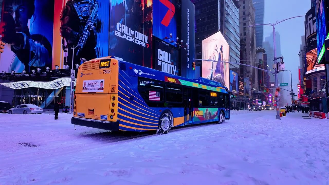 New York 2026 |Snowfall in New York CITY Jan 25,2026