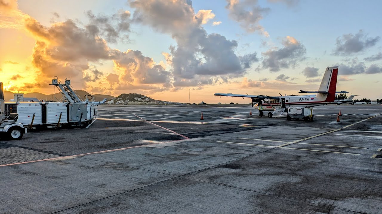 Flight from St Maarten to Saba
