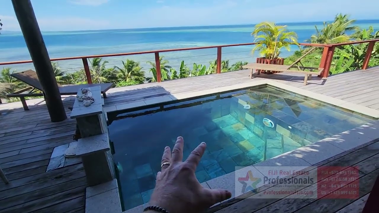 SURF’S UP! – Own one of the most exclusive private villas near the best surfing in FIJI!