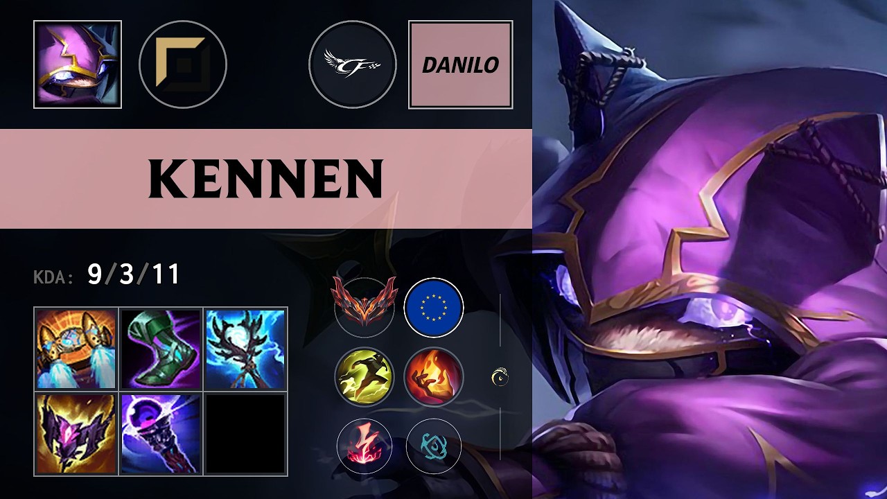 (CF Danilo) Kennen Top vs Yone - EUW Grandmaster Patch 26.13