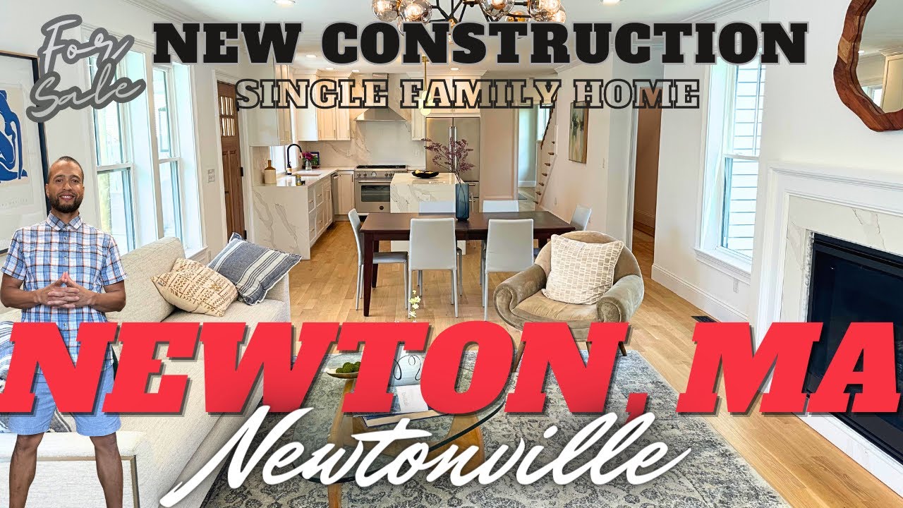 Newtonville | Newton, MA | New Construction Single Family Home for Sale | 4 Beds | 3 Baths | 2456 SF