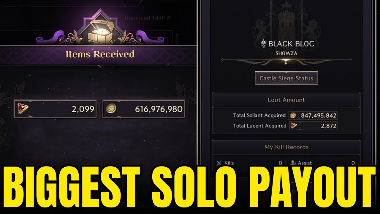 Самое сложное одиночное ограбление! Более 2800 Lucent и более 850 миллионов Solant | Throne and L...