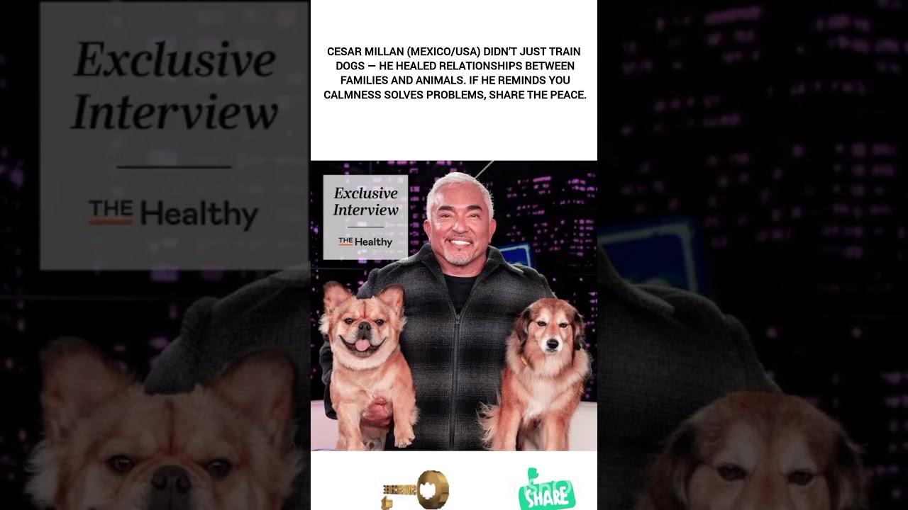 Cesar Millan (Mexico/USA) didn’t just train dogs 