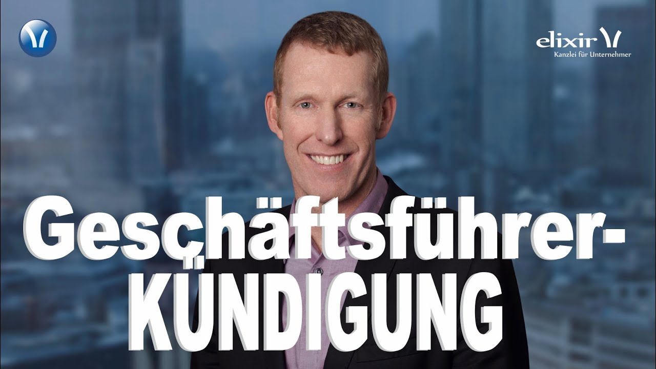 Geschäftsführer kündigen?