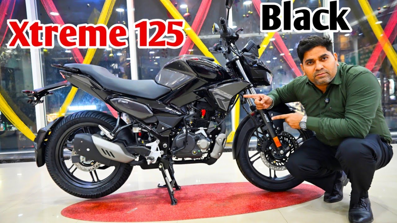 Xtreme 125R  Top Model New Black Colour Review Video 2026!  Black Colour Xtreme 125R Led Display 