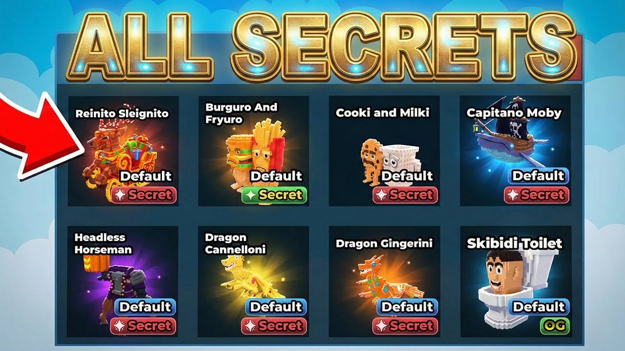 Sở hữu tất cả các Secret Brainrot trong 24 giờ!