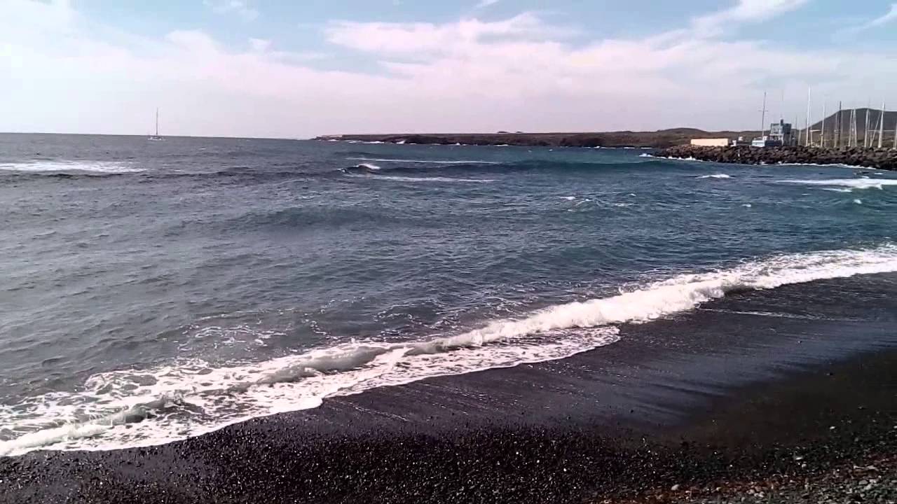 Tenerife black beach vistas from amarilla Bay