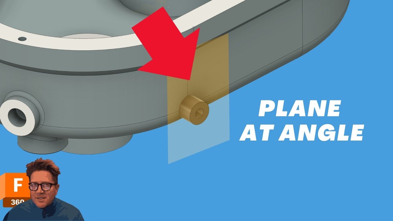 How to Create an Angled Plane and Sketch Off in Space in Fusion 360