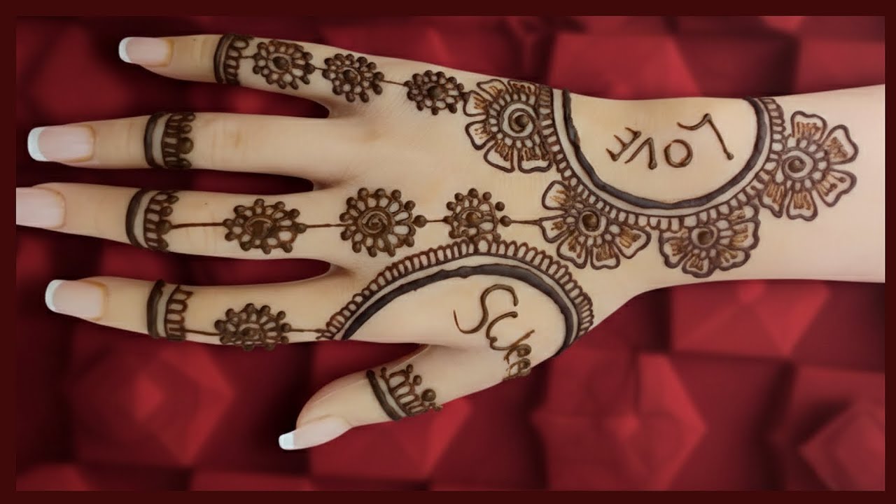 Stylish Back Hand Mehndi Design 🌿 Easy Arabic Mehndi for Beginners | Mehndi Shorts 2026