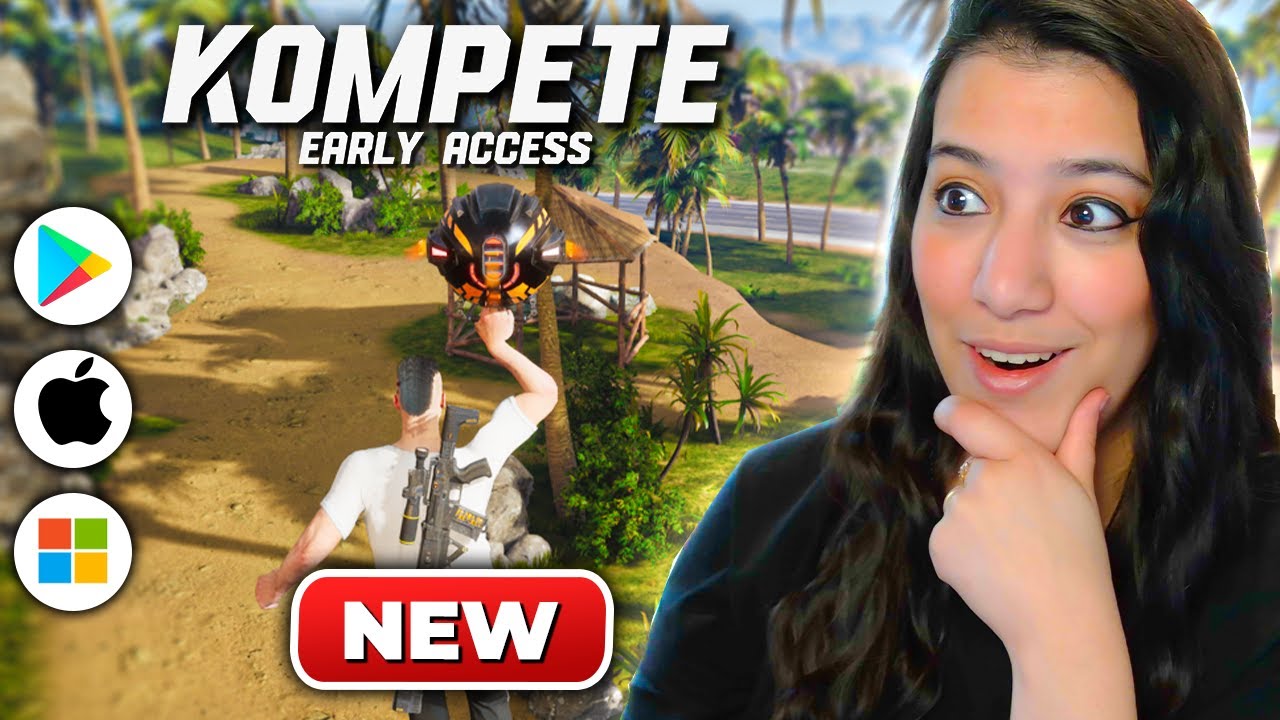 NEW Fast Paced Battle Royale For Mobile & PC: Kompete Gameplay