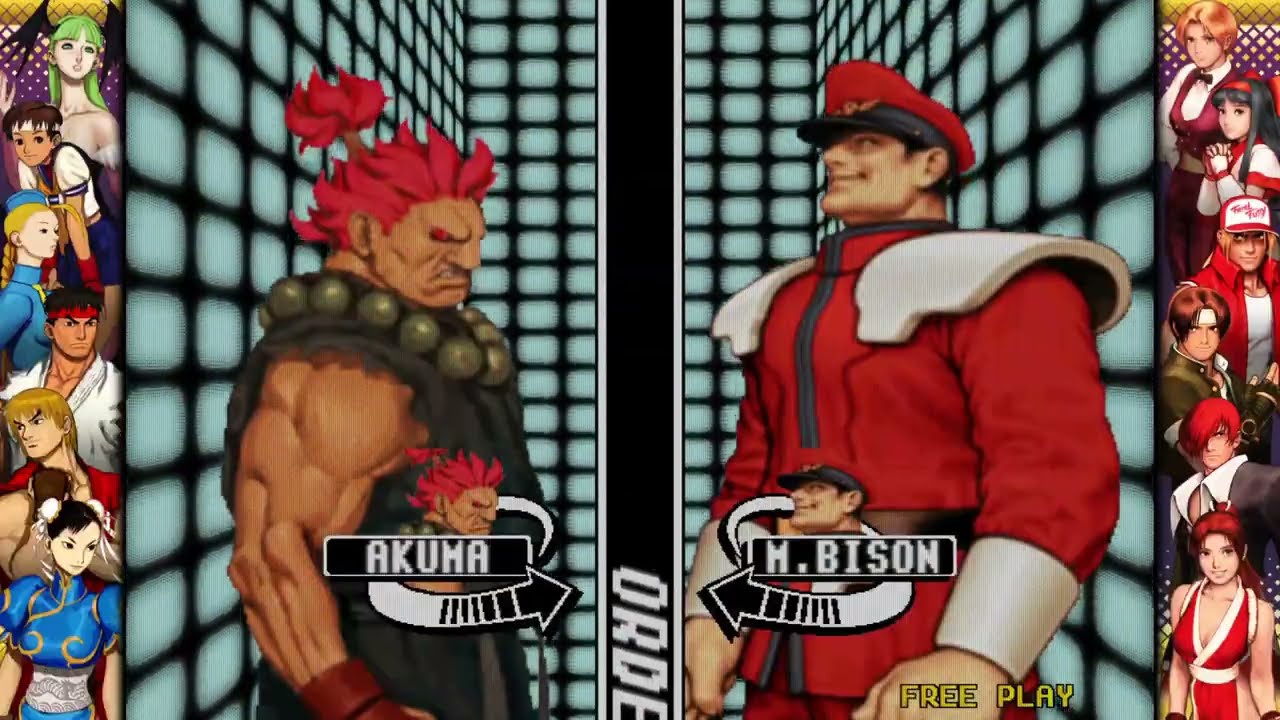 Capcom vs. SNK Pro Instant Boss Fight - Akuma Playthrough