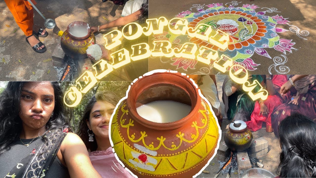 Pongal celebration in pu foodtech department #pongal 