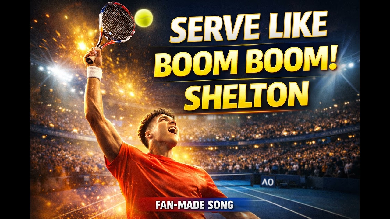Serve Like Boom Boom! | Shelton | Australian Open Fan-Made Song