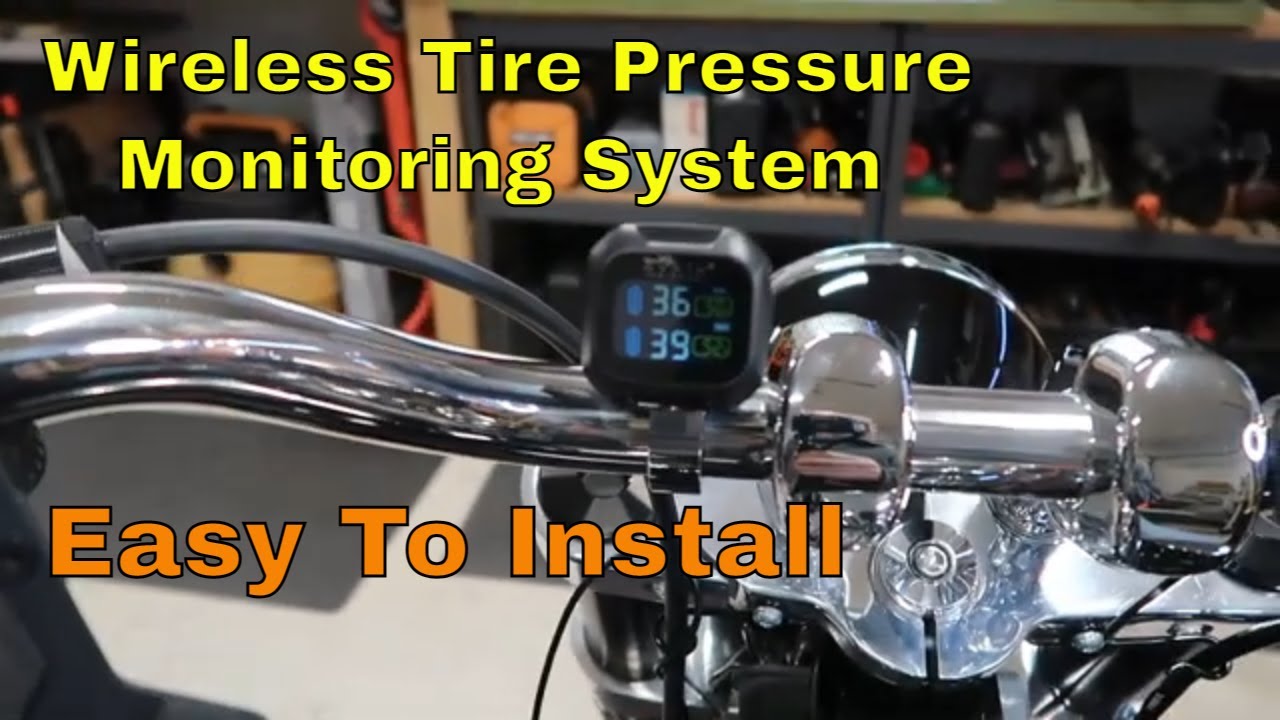 Motorcycle Tire Pressure Monitoring System Installation