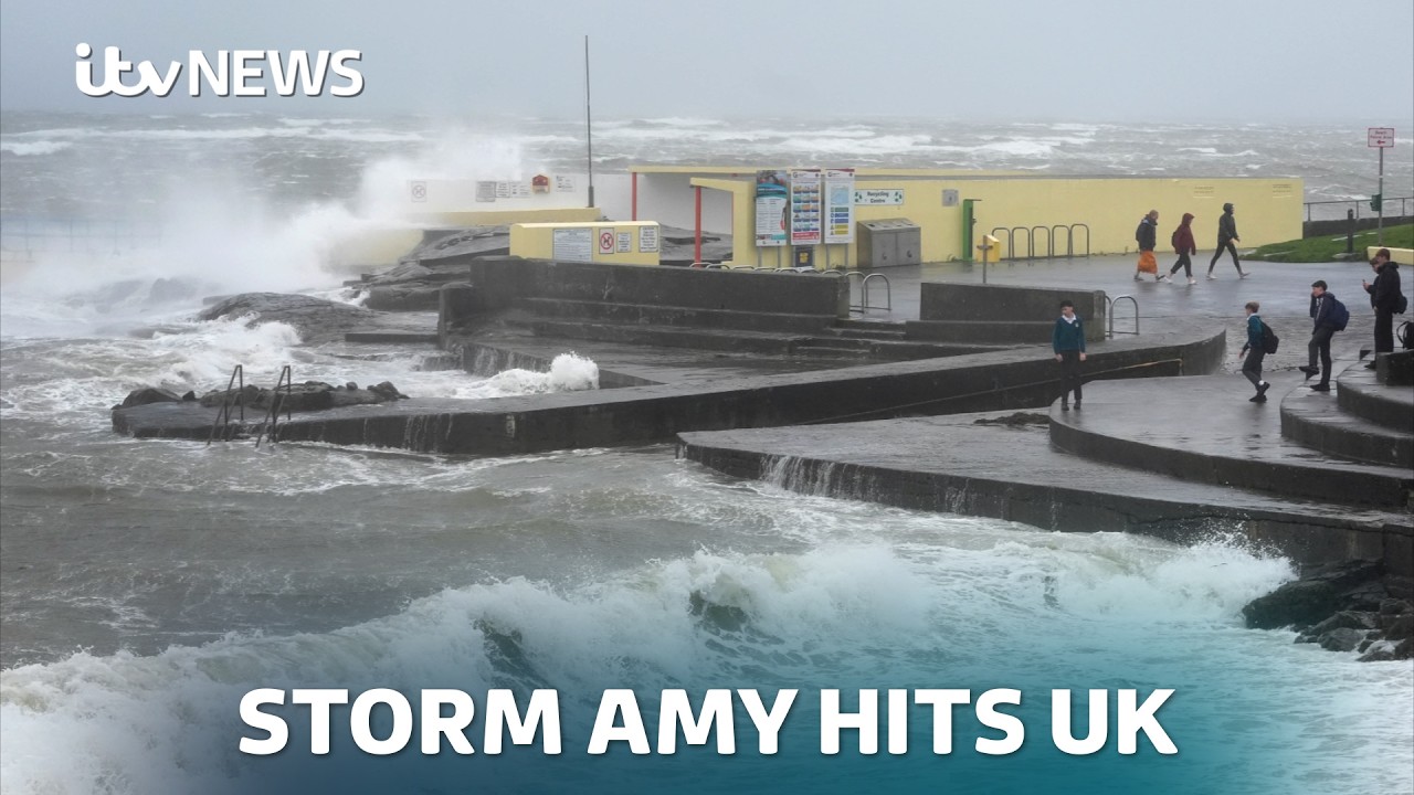 What to expect from Storm Amy as many parts of the UK are hit | ITV News