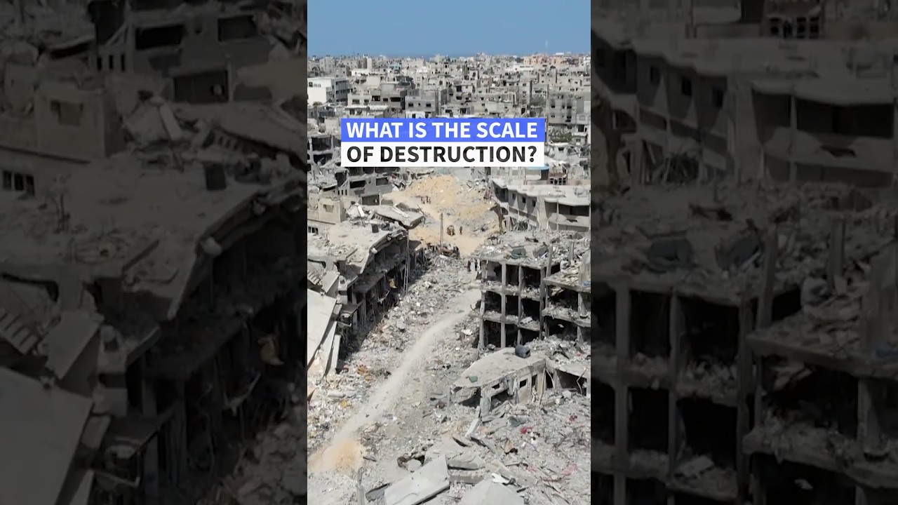 Gaza: The challenge of post-war reconstruction | AFP #shorts