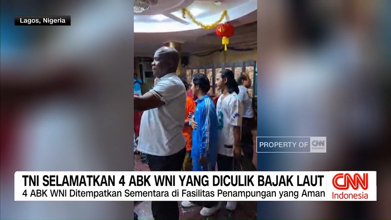 TNI Selamatkan 4 ABK WNI yang Diculik Bajak Laut