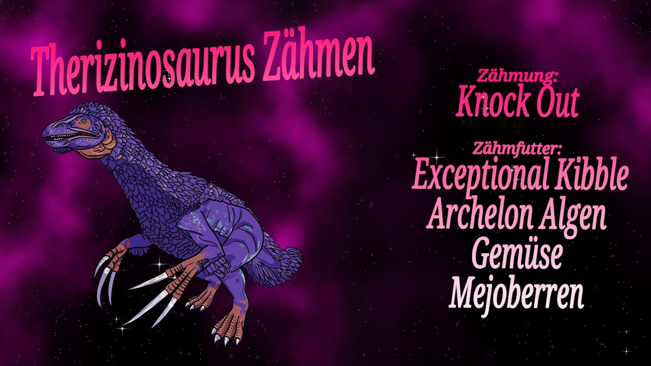 🦕 Therizinosaurus zähmen 🦖 Lieblingsbeschäftigung 💕 ARK Ascended