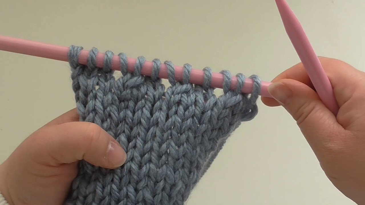 Learn to Knit - Intermediate - Yarn Round the Needle (yrn) UK