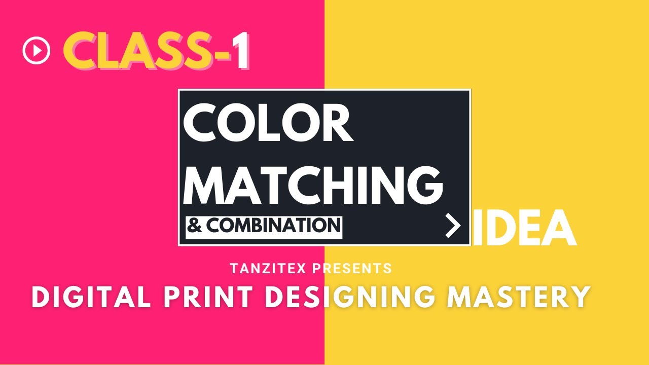 COLOR MATCHING & COMBINATION IDEA in Photoshop For Textile 