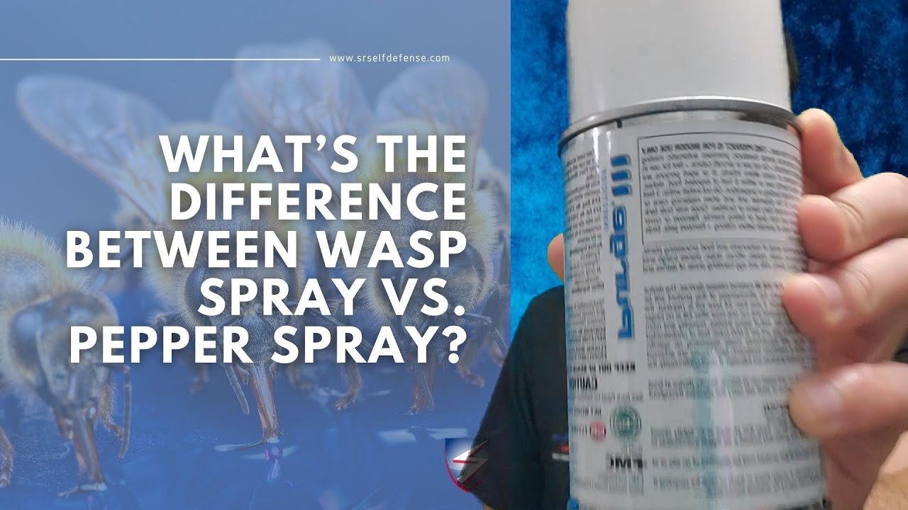Pepper Spray vs. Wasp Spray - A Myth That Won't Die