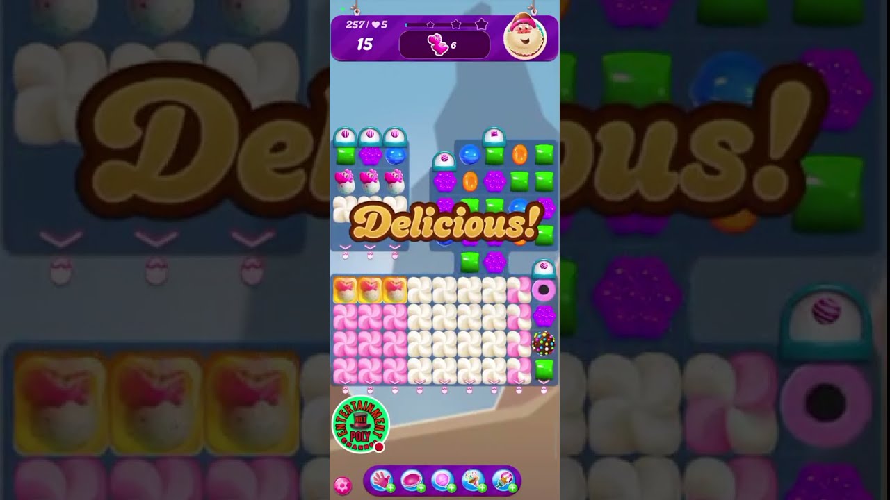 candy crush saga game play video in live Poly entertainment channel  is live