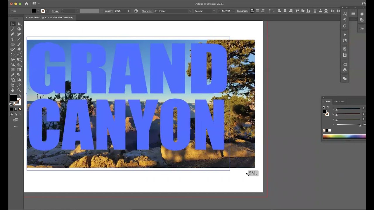 Illustrator: Text as Clipping Mask