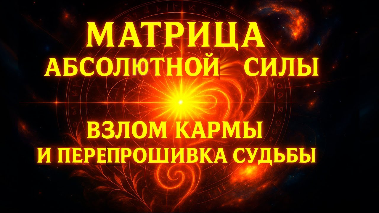 Матрица Абсолютной Силы ☀️ Взлом Кармы и Перепрошивка Судьбы ☀️2