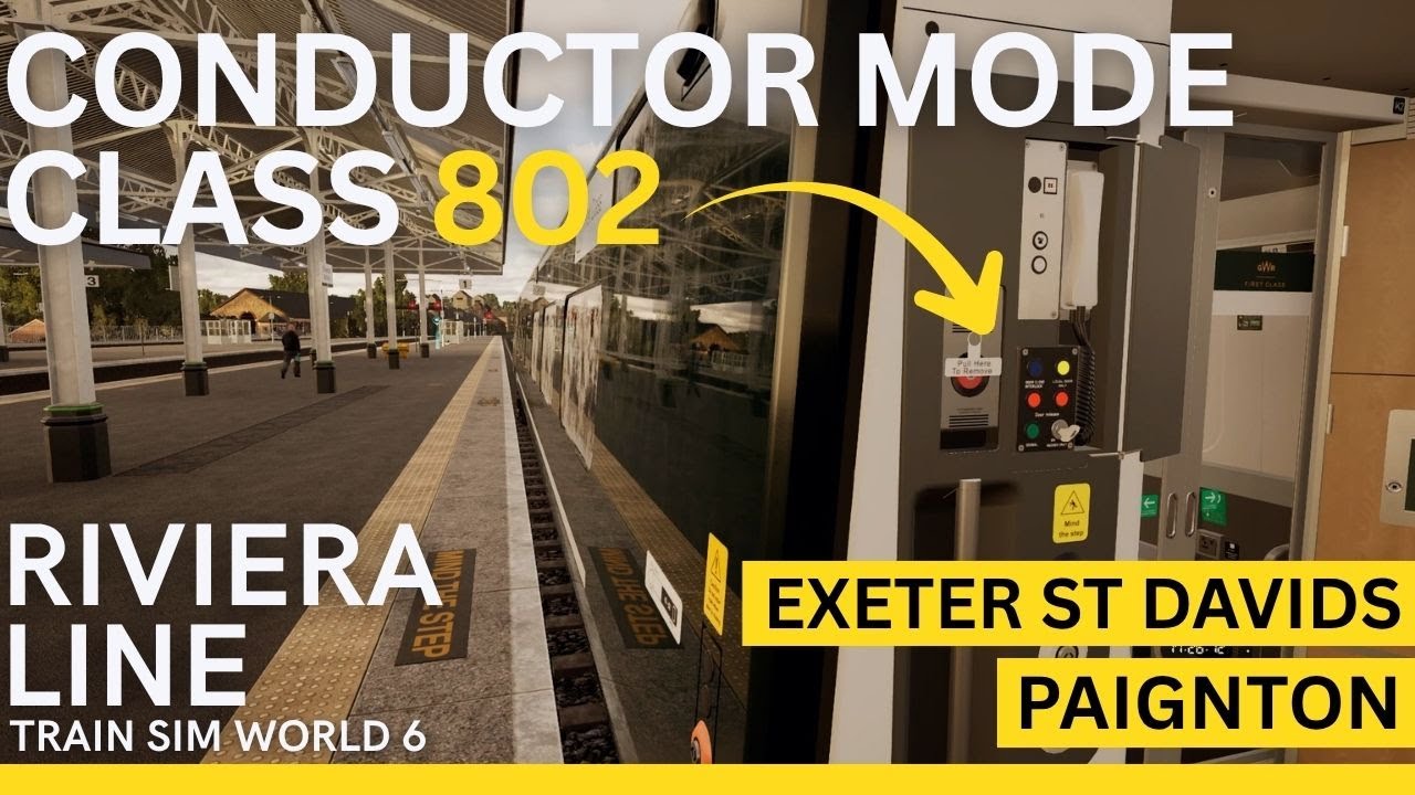 Train Sim World 6 — Conductor Mode (Class 802) Exeter St Davids to Paignton