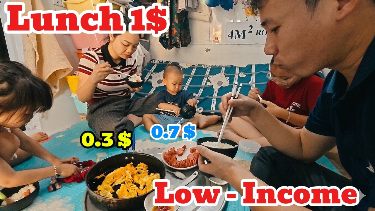 Realistic Life in a 4m&sup2; Rental Room. Low-income life in Vietnam. Hospital trip for severe allergy