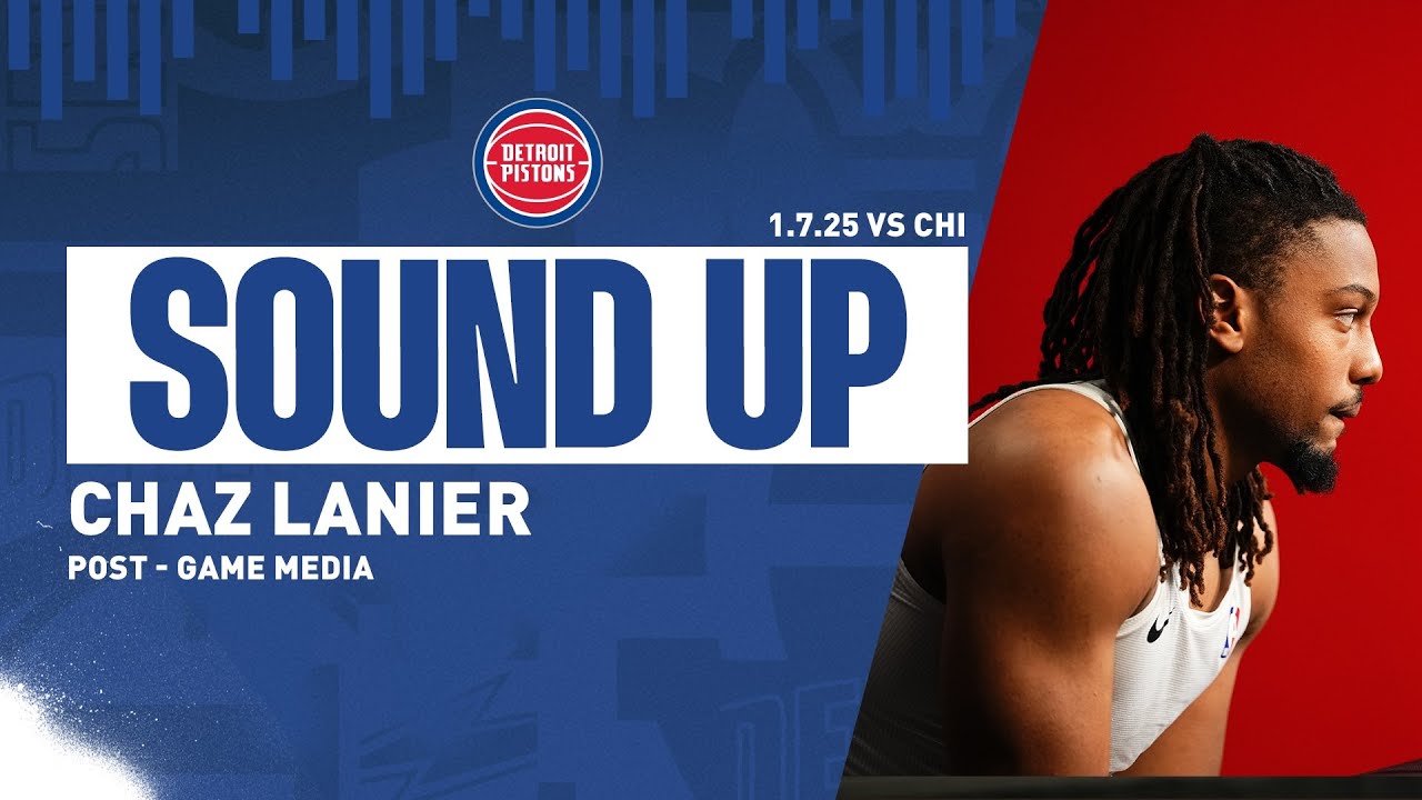 Post-Game Press Conference: Chaz Lanier | Pistons vs. Bulls  | 1.7.26