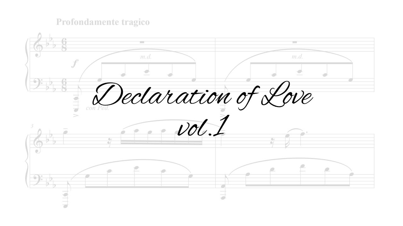 Galina Bobrova - Declaration of Love vol.1 for piano