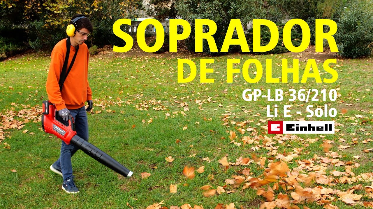 SOPRADOR DE FOLHAS - EINHELL GP-LB 36/210 Li E - Solo